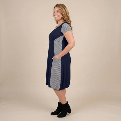 Boris Industries Kjole Stripes Korte Ermer