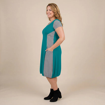 Boris Industries Kjole Stripes Korte Ermer