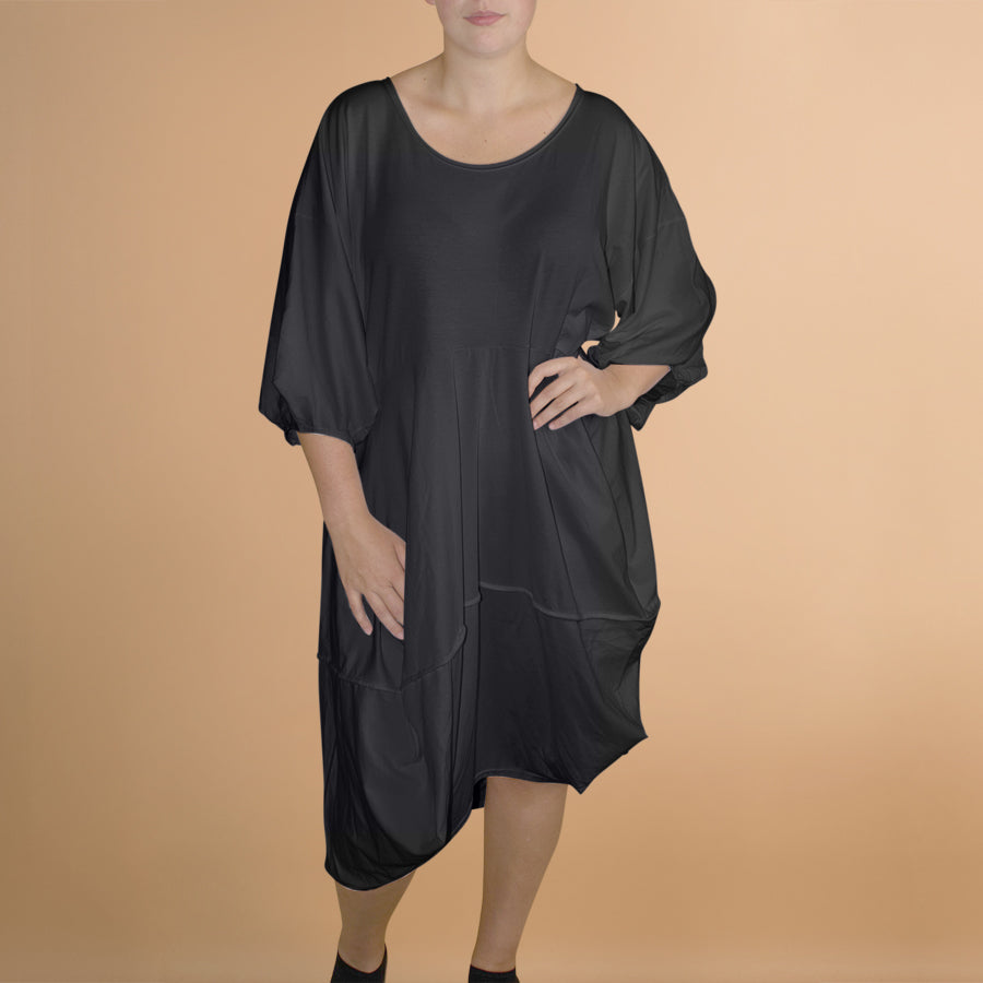 Jurk Wijde Ballonvorm Met Stiksel One Size – Boris Industries