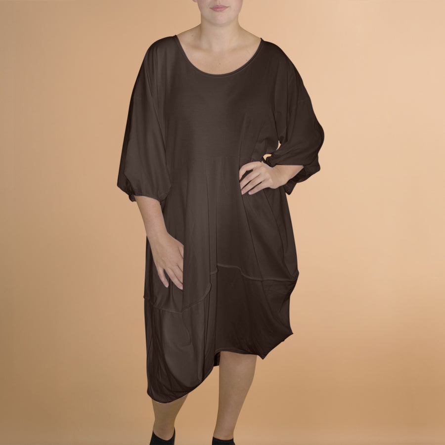 Jurk Wijde Ballonvorm Met Stiksel One Size – Boris Industries