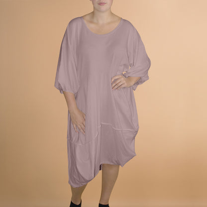 Jurk Wijde Ballonvorm Met Stiksel One Size – Boris Industries