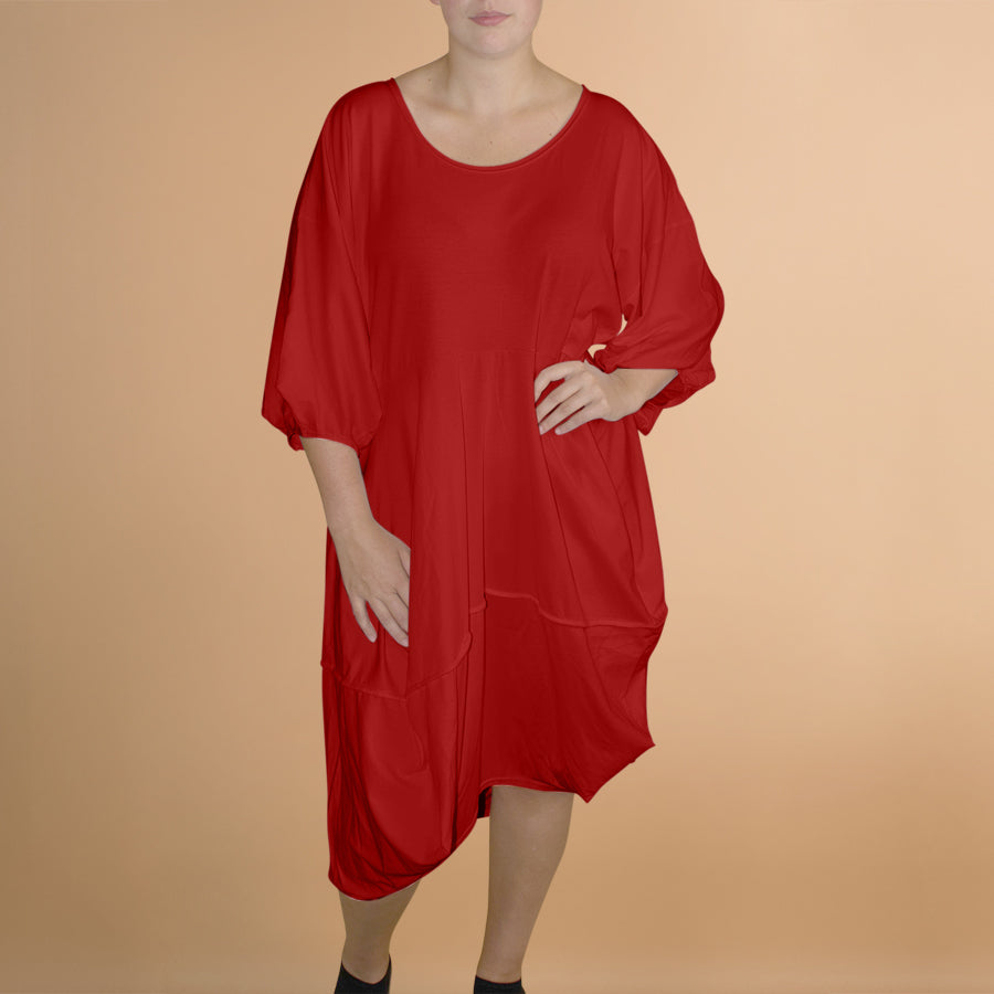 Jurk Wijde Ballonvorm Met Stiksel One Size – Boris Industries