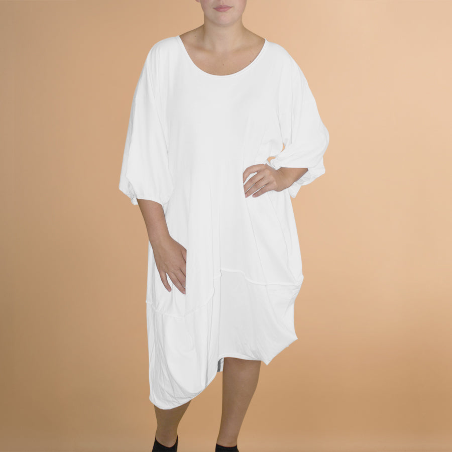 Jurk Wijde Ballonvorm Met Stiksel One Size – Boris Industries