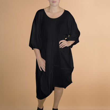 Jurk Wijde Ballonvorm Met Stiksel One Size – Boris Industries