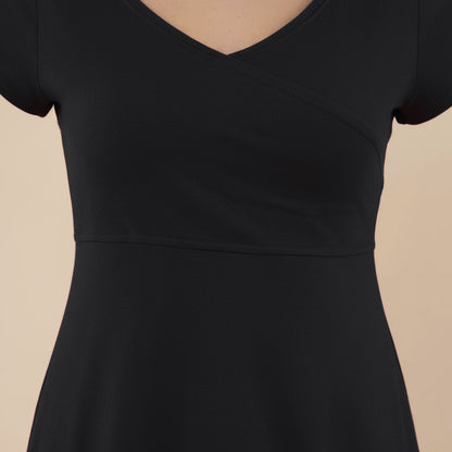 Boris Industries Elbise Çapraz V-yaka