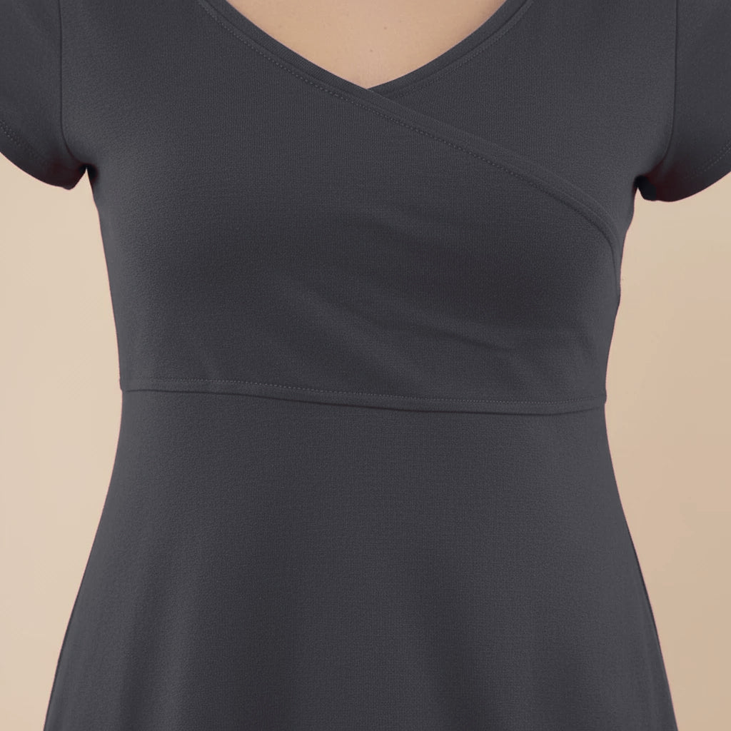 Boris Industries Elbise Çapraz V-yaka