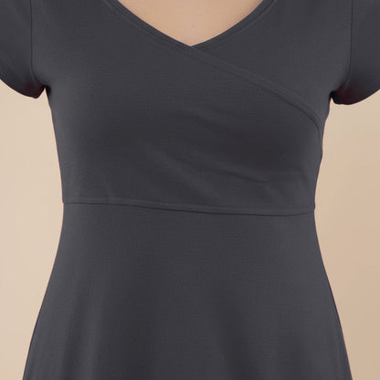 Boris Industries Elbise Çapraz V-yaka