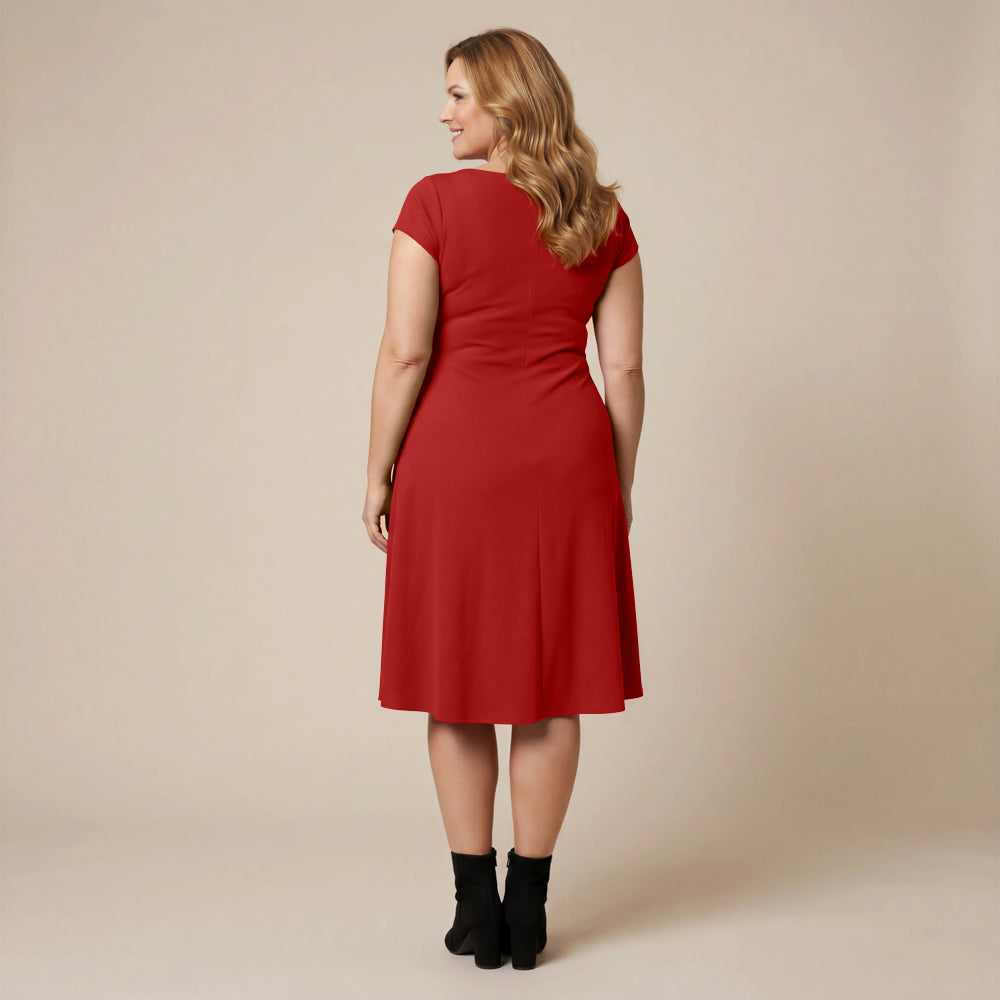 Boris Industries Elbise Çapraz V-yaka