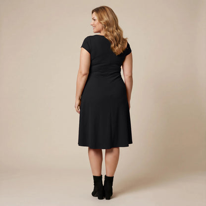 Boris Industries Elbise Çapraz V-yaka