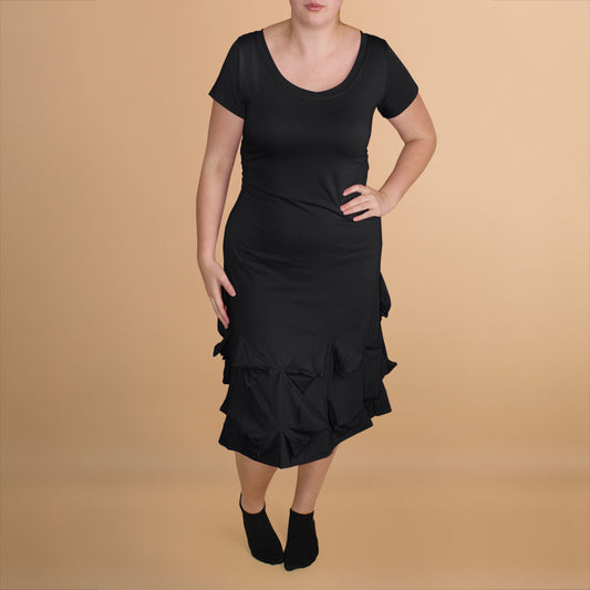 Jurk Hoekjes Korte Mouw – Boris Industries