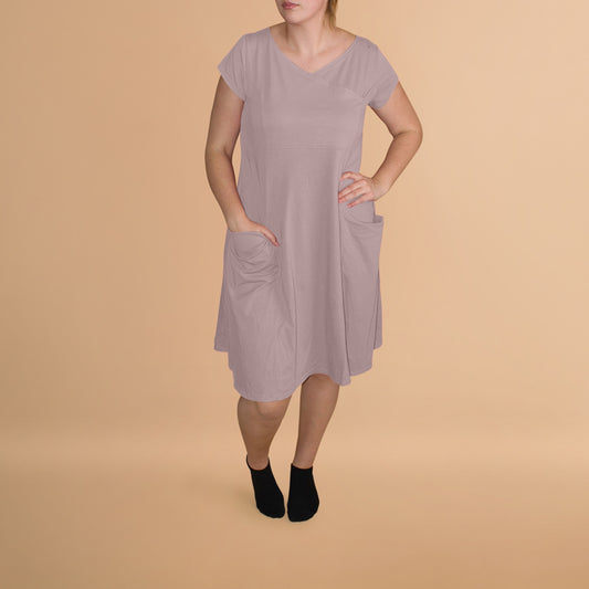 Jurk V-hals Korte Mouw – Boris Industries