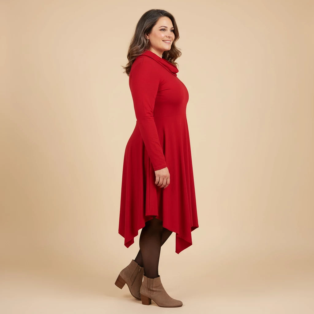 Jurk met Cirkelrok en Col – Boris Industries