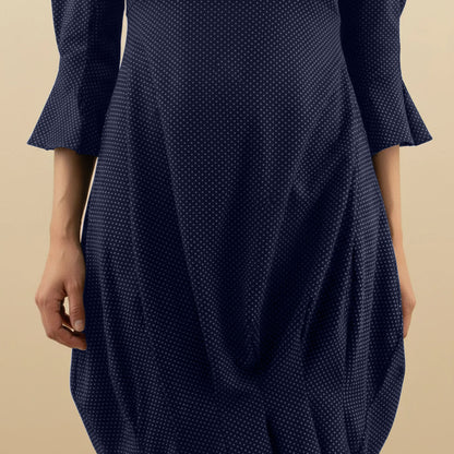 Boris Industries Kjole med Fastsydd Plissering