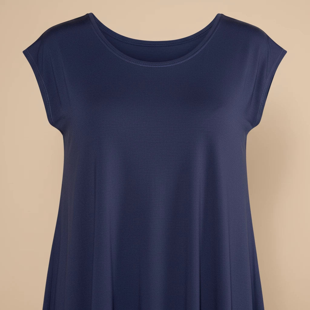 Jurk Zonder Mouw Crepe – Boris Industries