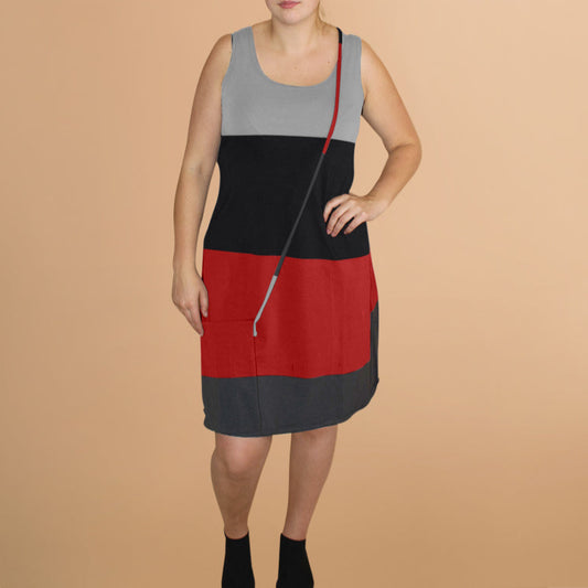 Jurk Zonder Mouwen met Tasje – Boris Industries