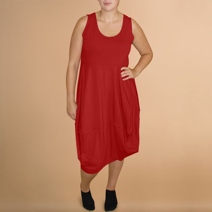 Jurk Stiksels Zonder Mouw – Boris Industries