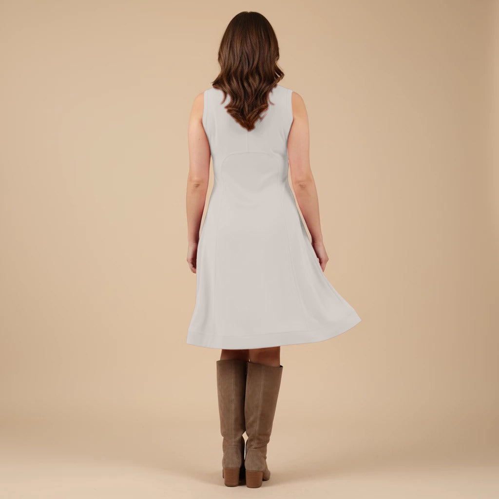 Борис Индастриз Платье Круглый Без Рукавов