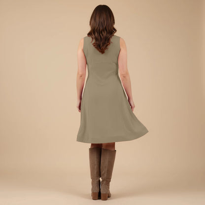 Борис Индастриз Платье Круглый Без Рукавов