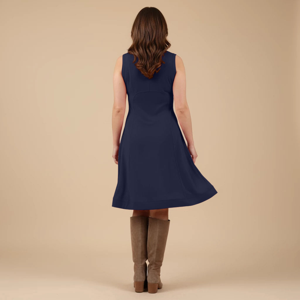 Борис Индастриз Платье Круглый Без Рукавов