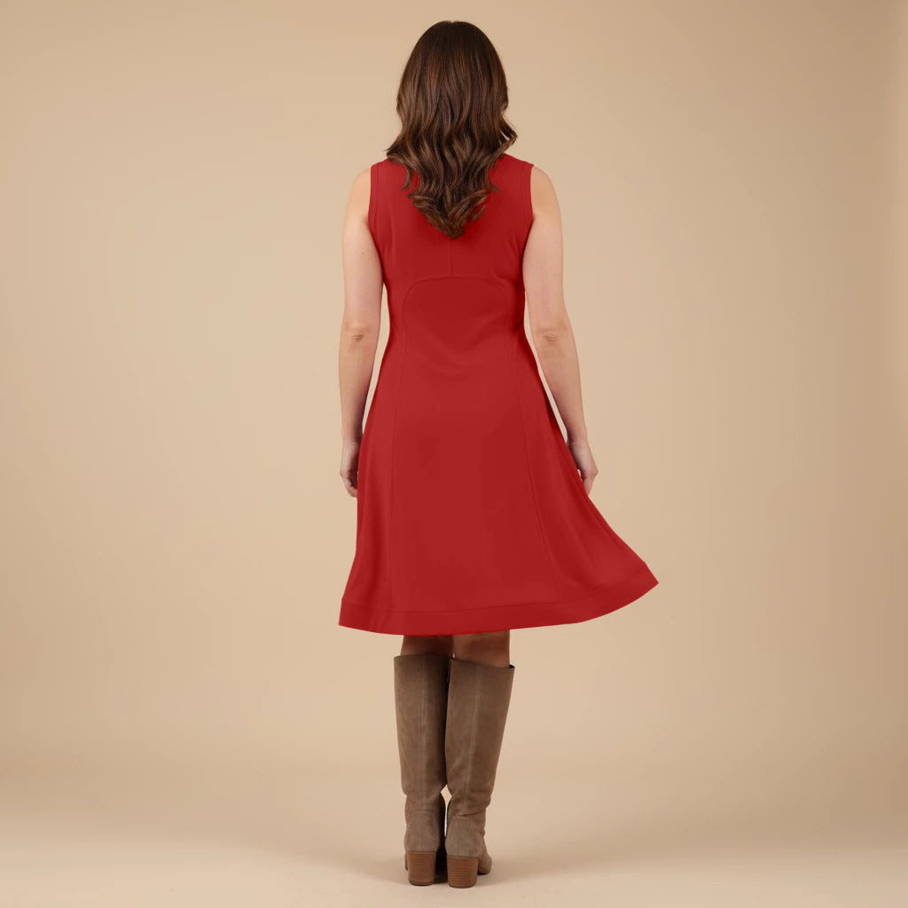 Борис Индастриз Платье Круглый Без Рукавов