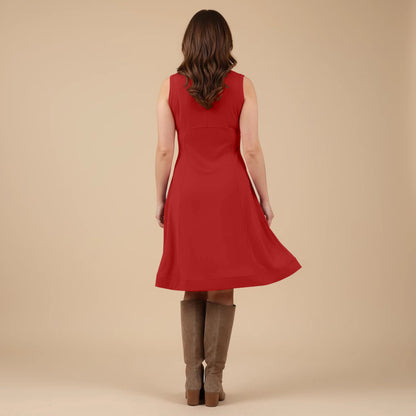 Борис Индастриз Платье Круглый Без Рукавов