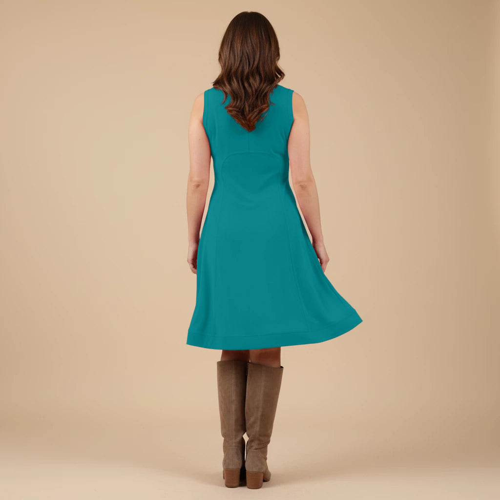 Борис Индастриз Платье Круглый Без Рукавов