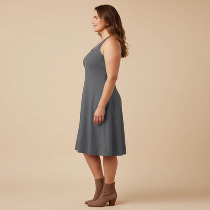 Борис Индастриз Платье Круглый Без Рукавов