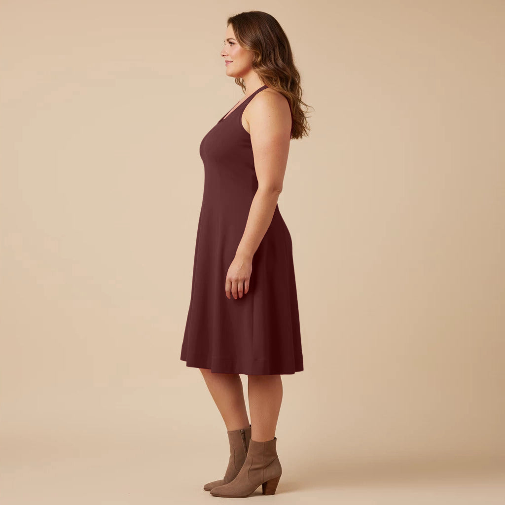 Борис Индастриз Платье Круглый Без Рукавов