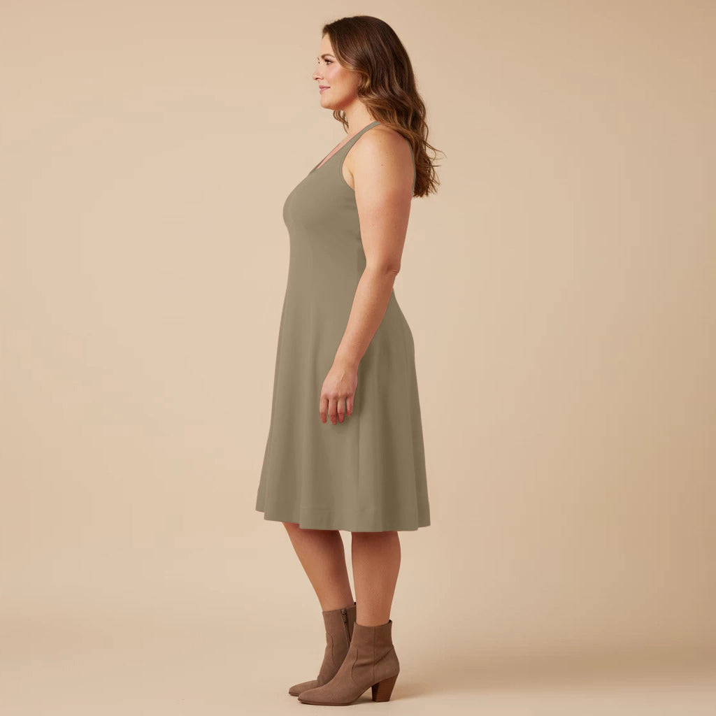 Борис Индастриз Платье Круглый Без Рукавов