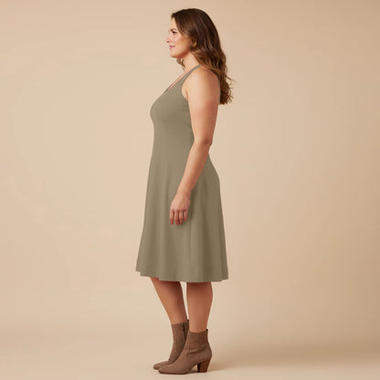 Борис Индастриз Платье Круглый Без Рукавов