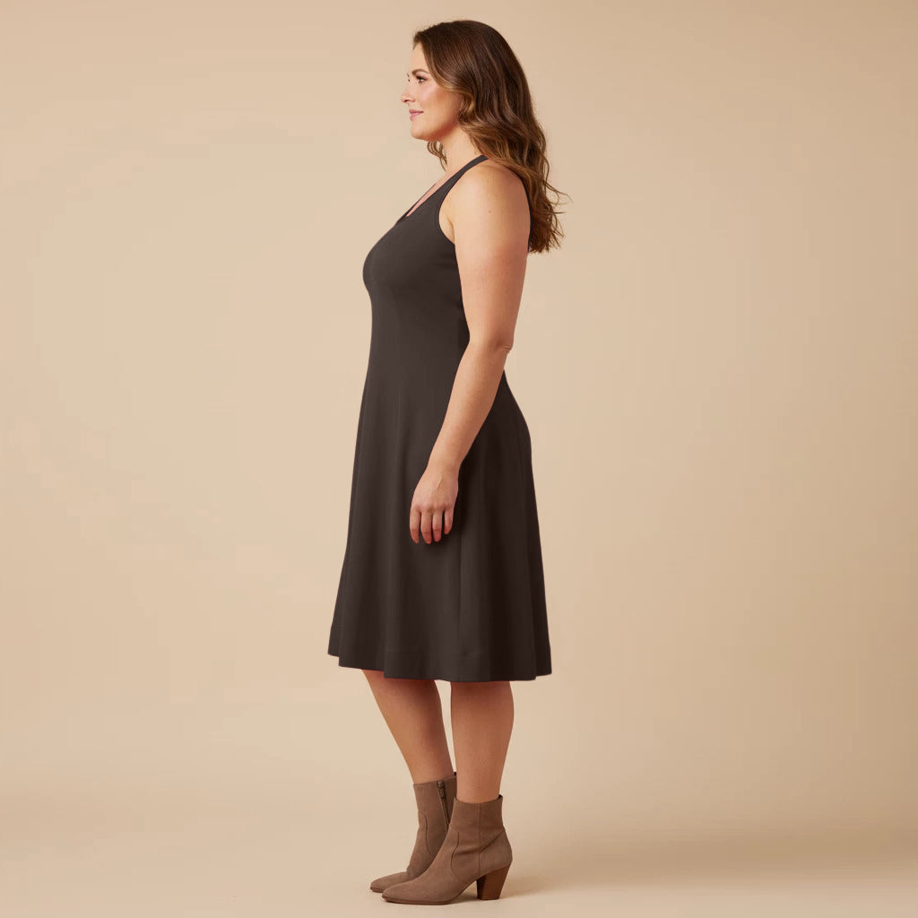 Борис Индастриз Платье Круглый Без Рукавов