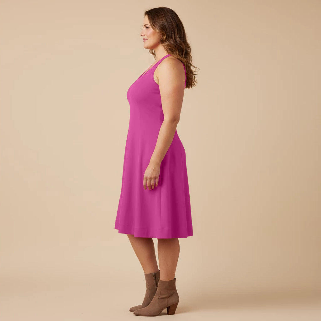 Борис Индастриз Платье Круглый Без Рукавов