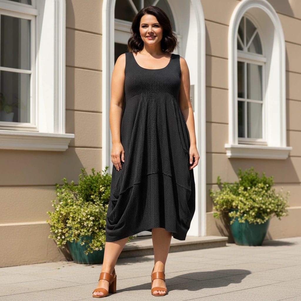 Jurk Stiksels Zonder Mouw – Boris Industries