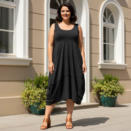 Jurk Stiksels Zonder Mouw – Boris Industries