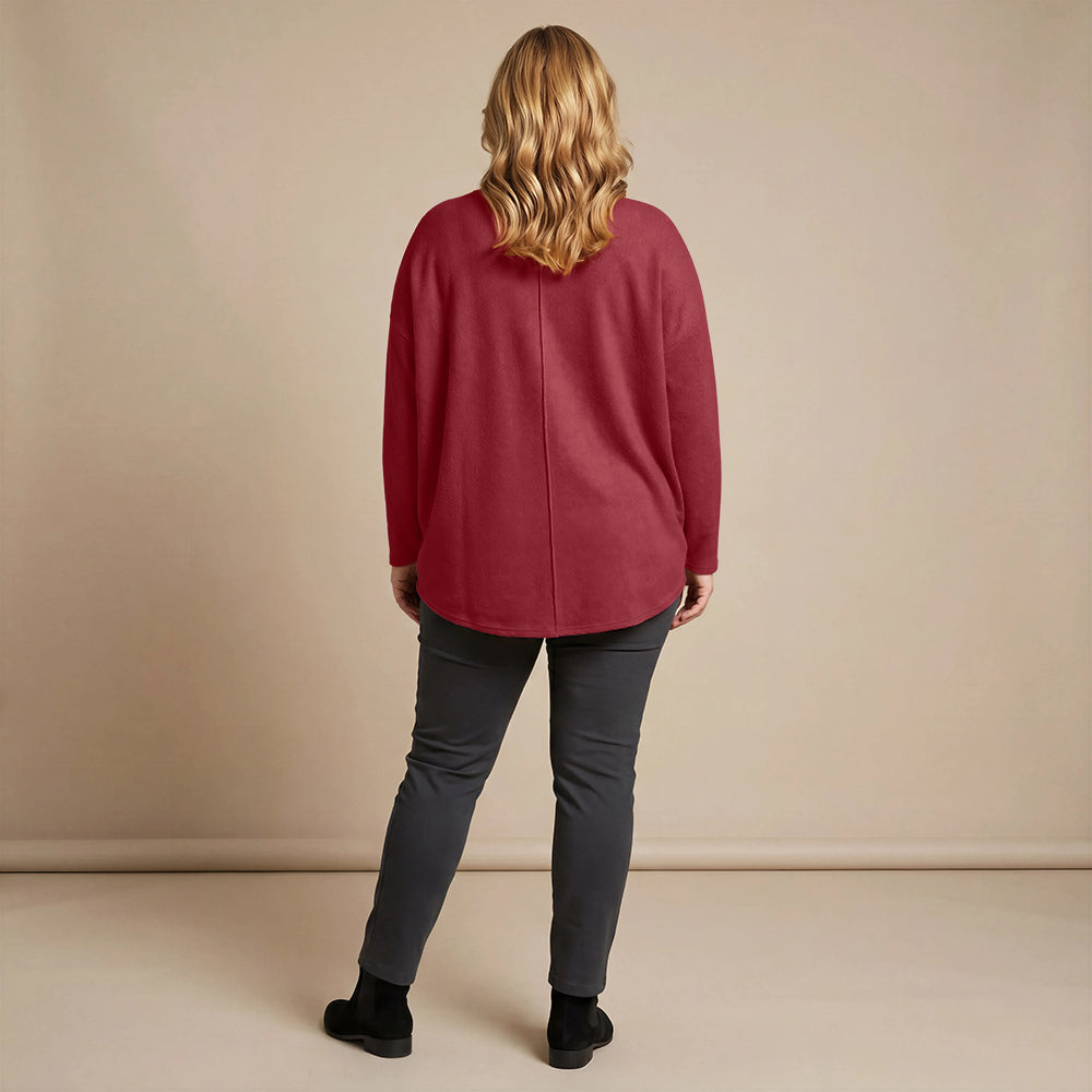 Boris Industries Pull en Fleece Oversized Long