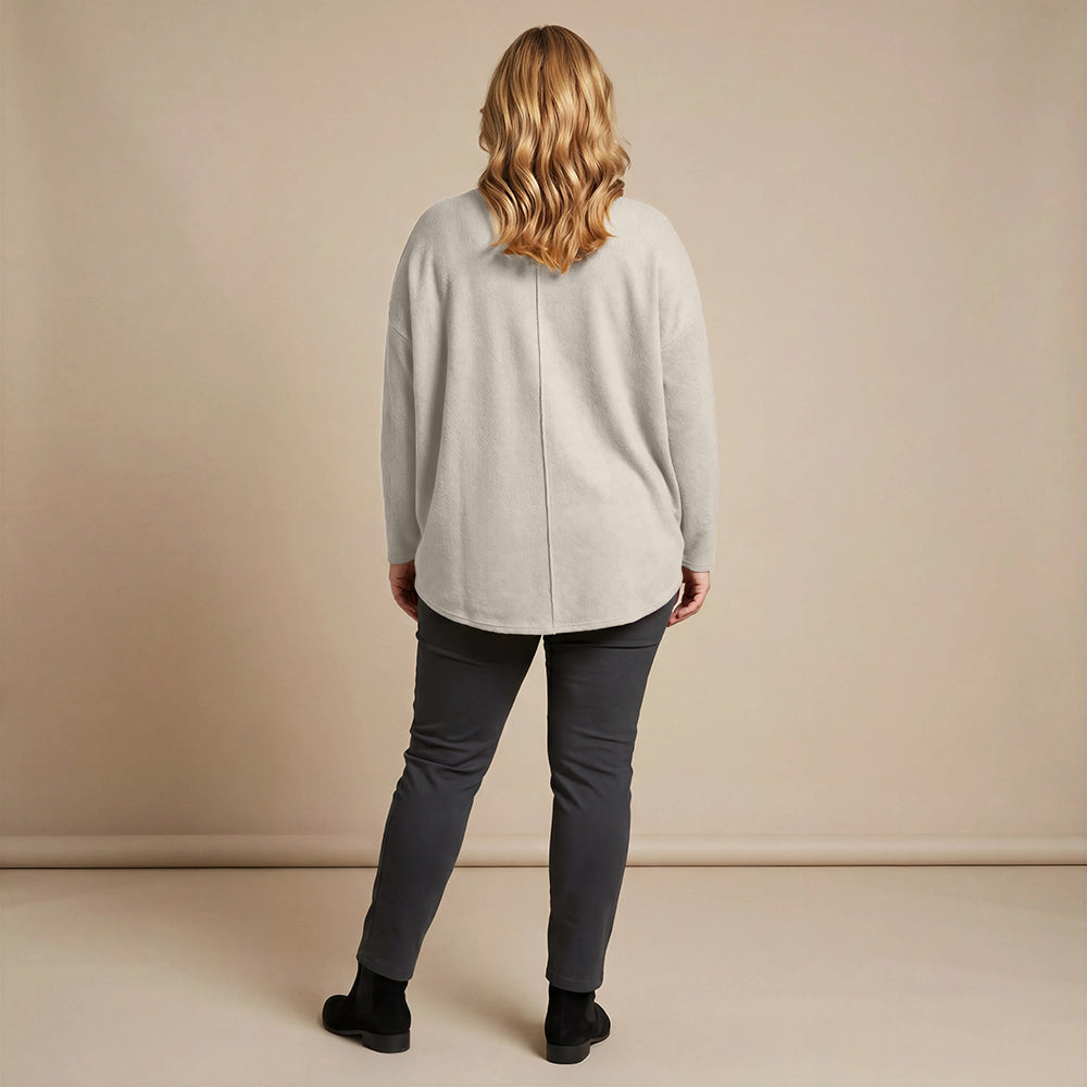 Boris Industries Pull en Fleece Oversized Long