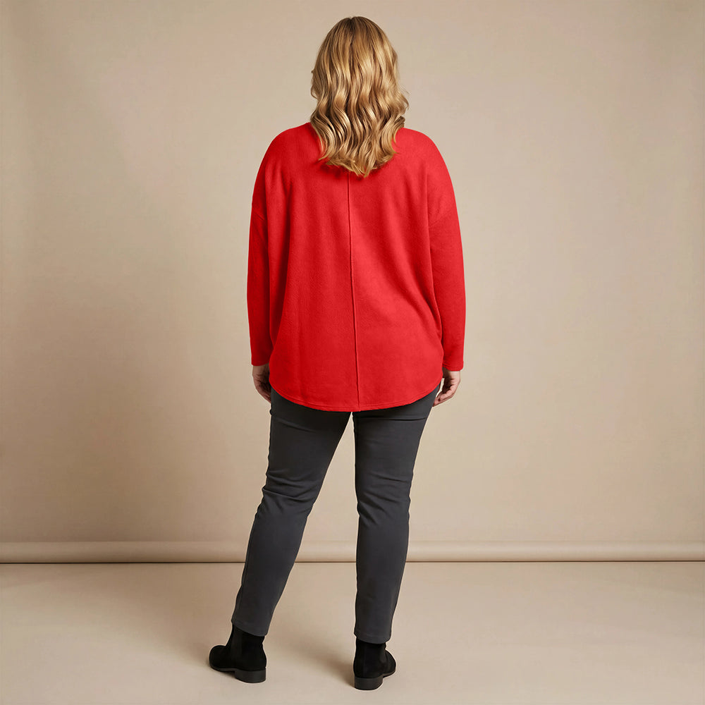 Boris Industries Pull en Fleece Oversized Long