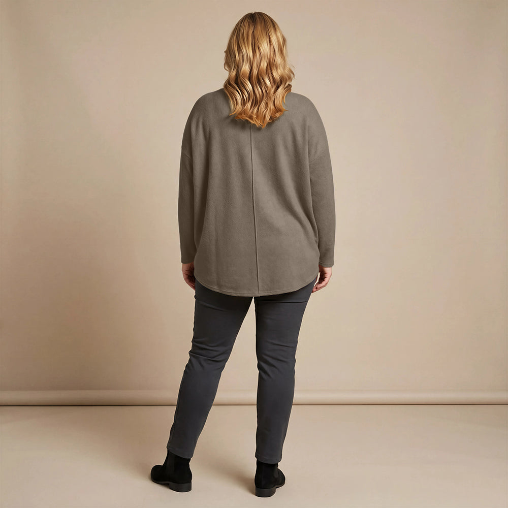 Boris Industries Pull en Fleece Oversized Long