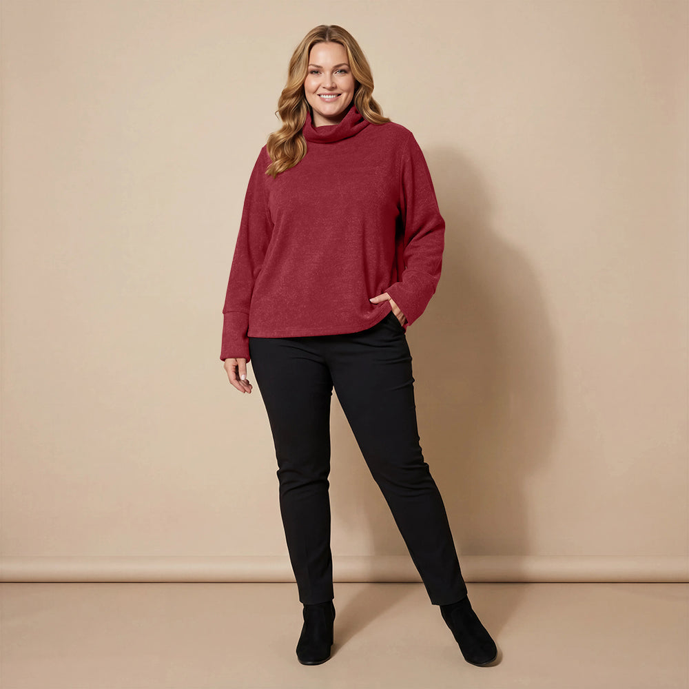 Boris Industries Pull en Fleece Large avec Col Royal