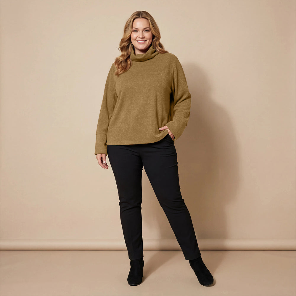 Boris Industries Pull en Fleece Large avec Col Royal