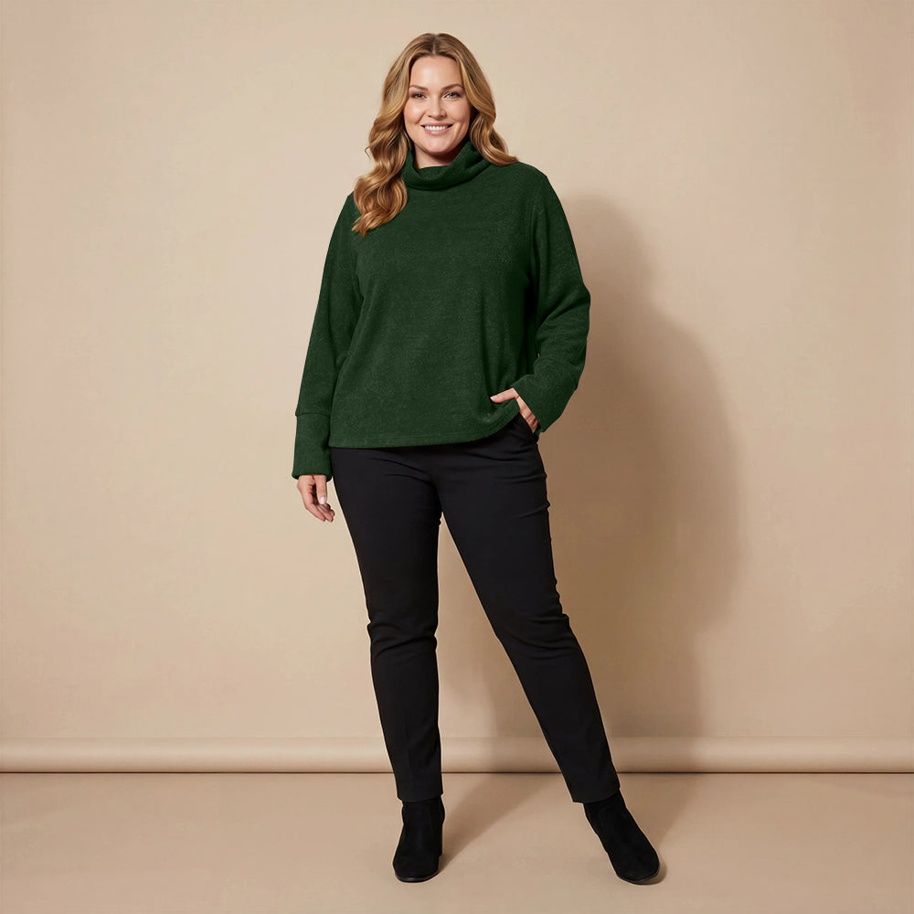 Boris Industries Pull en Fleece Large avec Col Royal