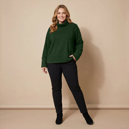 Boris Industries Pull en Fleece Large avec Col Royal