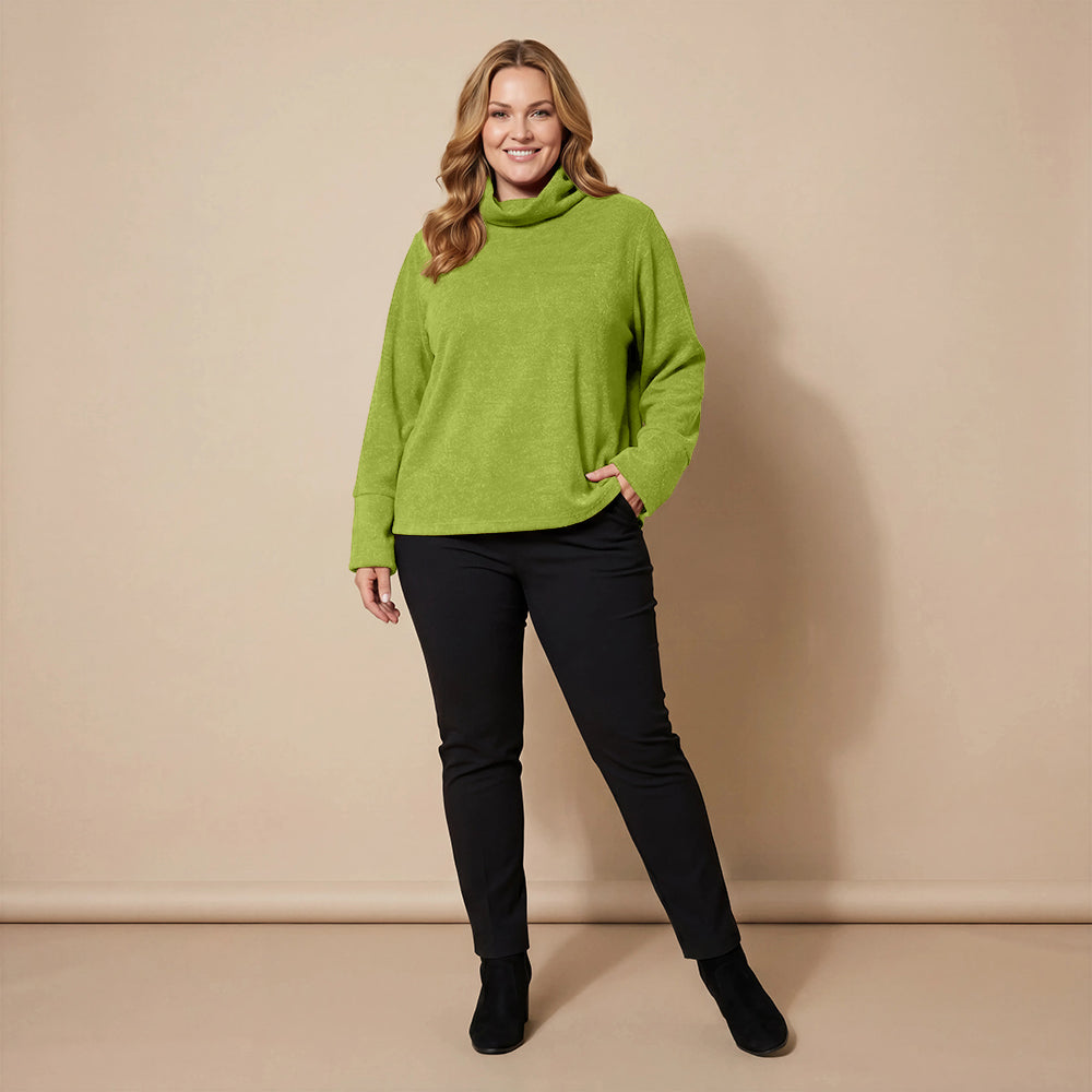 Boris Industries Pull en Fleece Large avec Col Royal