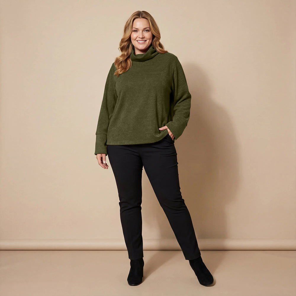 Boris Industries Pull en Fleece Large avec Col Royal