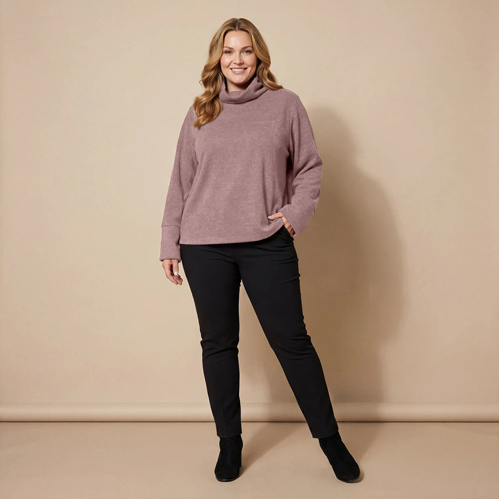 Boris Industries Pull en Fleece Large avec Col Royal