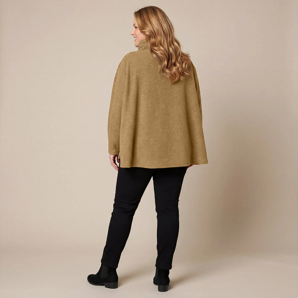 Boris Industries Pull A-ligne Fleece Mêlée