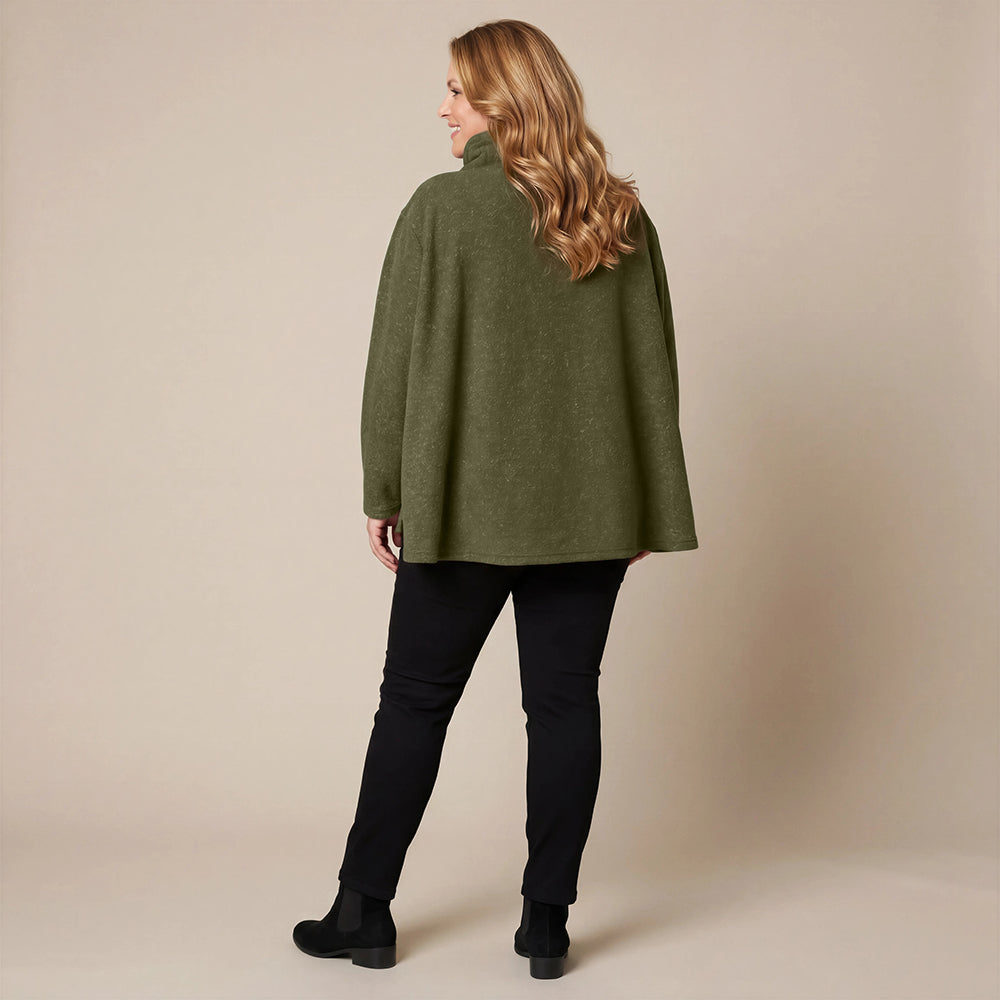 Boris Industries Pull A-ligne Fleece Mêlée