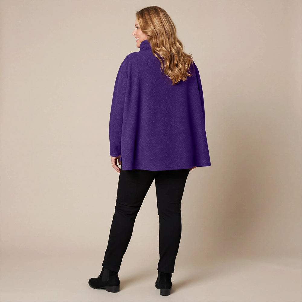 Boris Industries Pull A-ligne Fleece Mêlée