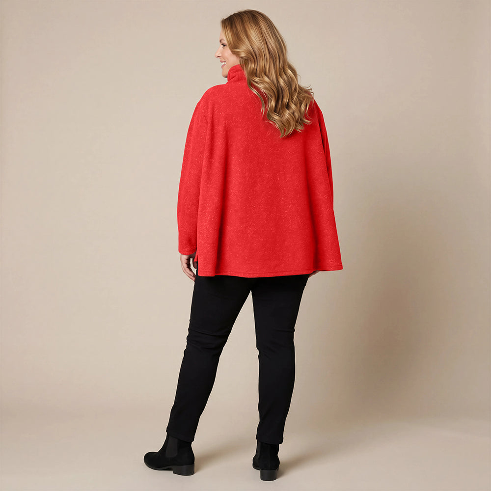 Boris Industries Pull A-ligne Fleece Mêlée