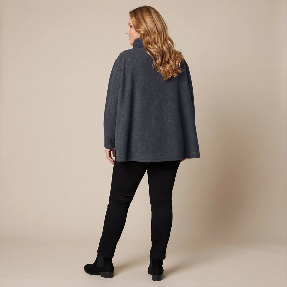 Boris Industries Pull A-ligne Fleece Mêlée